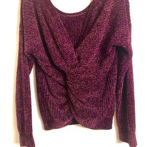 “Wear me two ways” sweater